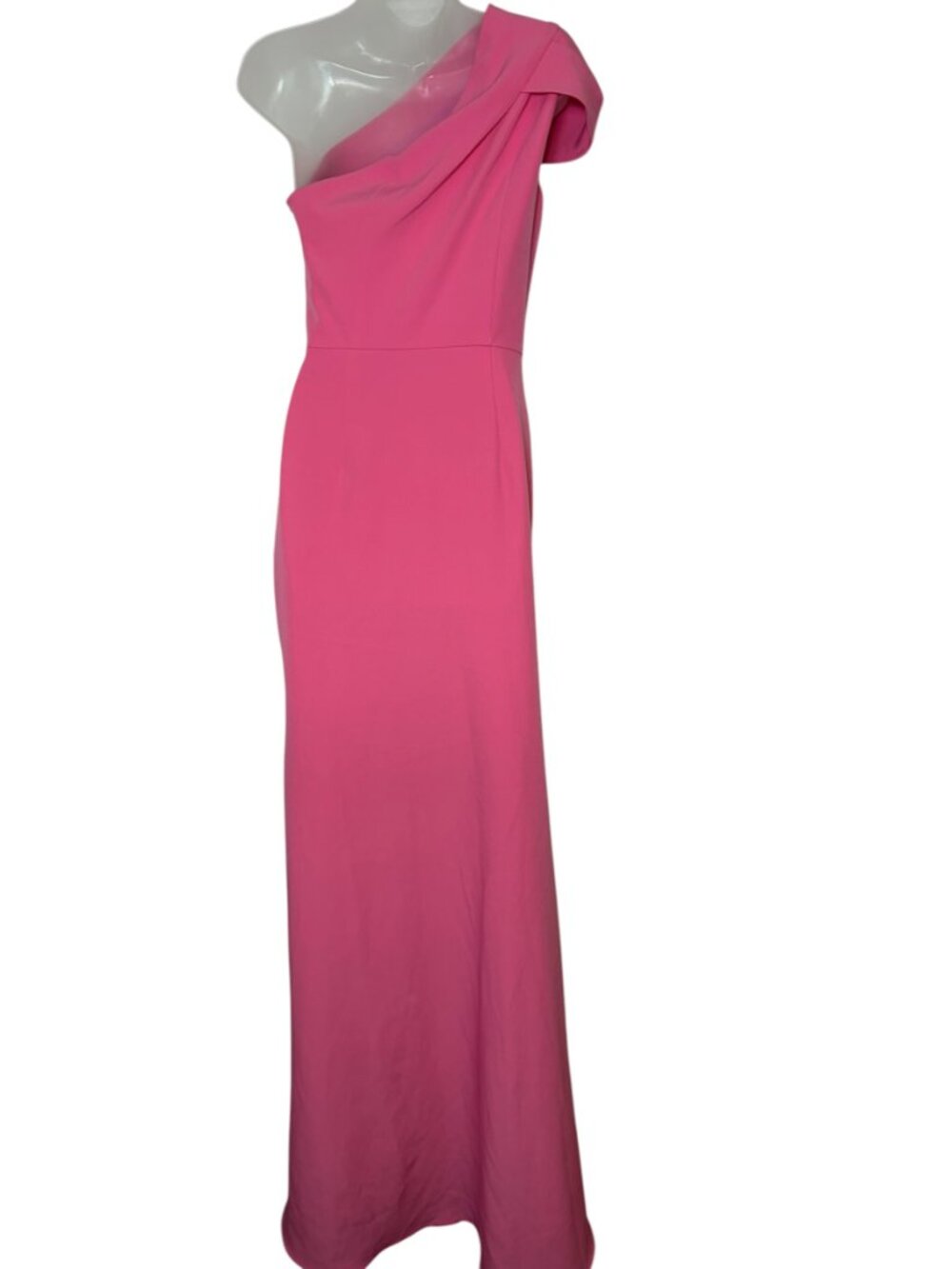 Elliatt Klara One Shoulder Pink Gown Small Draped Formal Dress NWT - Picture 3 of 8